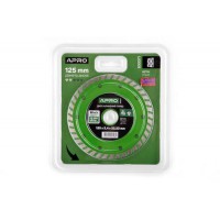 Диск отрезной по бетону 125х2.4х22.22мм (16-18%) Турбо APRO