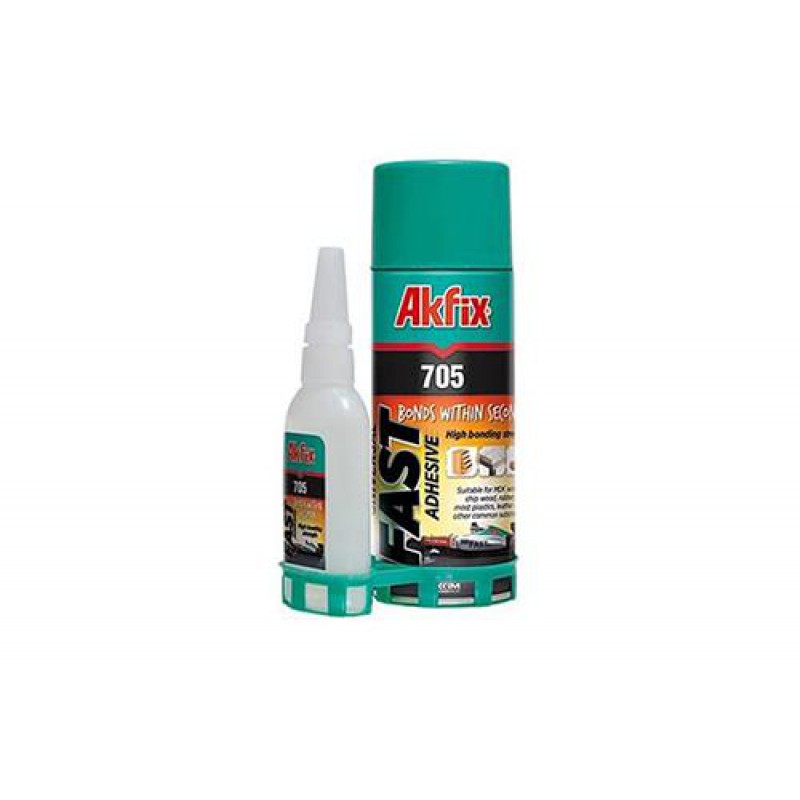 Клей з активатором для МДФ і дерева 500мл+125мл Akfix
