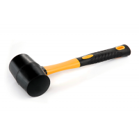 Киянка резиновая с фибергласовой рукояткой 900гр СИЛА