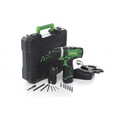 Дриль-шуруповерт APRO 12В,1,5А, 12D, 2 АКБ, ЗУ, кейс