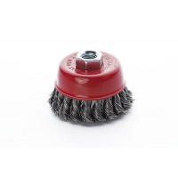 Щётка чаша стальные витки 75мм (УШМ) APRO