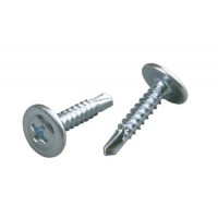 Саморез с пресс-шайбой 4,2*41 со сверлом цинк белый (пач 100шт) APRO