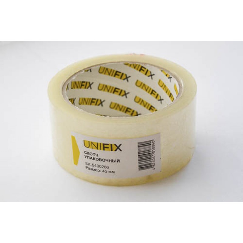 Стрічка клейка пакувальна 38мкм 45мм 200 SK-5400266 UNIFIX