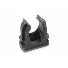 Кліпса для гофри під монтажний пістолет 20мм чорна (пач. 50шт.) APRO