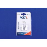 Лампа автомобільна 12V 10W Ba15s R10W (габарити, освітлення номерного знаку) (2шт) MTA