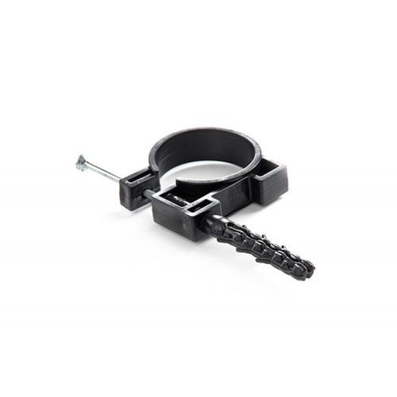 Обойма для труб и кабеля 40мм черная (пач. 25шт.) APRO