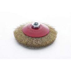 Щітка конус латунна дріт 125мм (КШМ) APRO