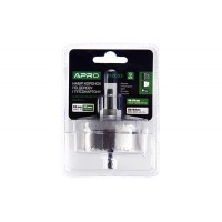 Набор коронок по дереву и гипсокартону 9 предметов, глубина 20мм (26/32/36/45/50/56/63) APRO