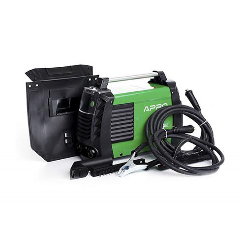 Сварочный аппарат инверторный APRO MMA-160 LV, ел.5мм, + набор кабелей