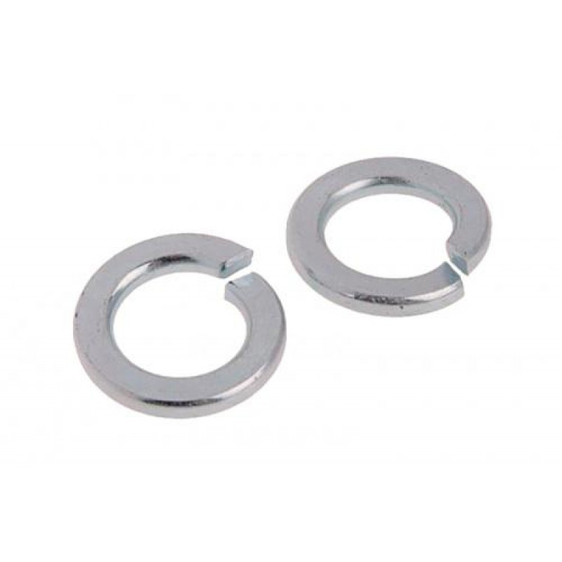 Шайба пружинная 10мм DIN 127 цинк белый (пач 100шт) APRO