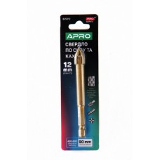 Сверло по стеклу и кафелю 4 грани HEX 12мм PRO APRO