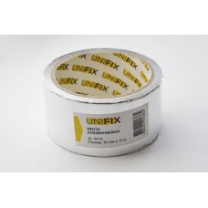 Лента клейкая алюминиевая 50мм*10м UNIFIX