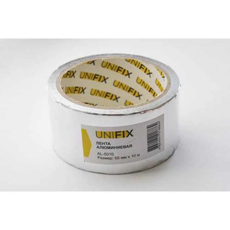 Стрічка клейка алюмінієва 50мм*10м UNIFIX