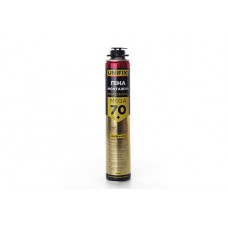 Пена монтажня профессиональная всесезонная Premium MEGA 70л+  870мл UNIFIX