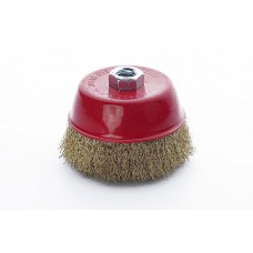 Щітка чаша латунна дріт 100мм (КШМ) APRO