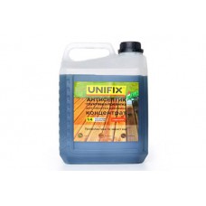Антисептик грунтовка-пропитка концентрат 1:4 для обработки древесины 5 кг (с индикатором) UNIFIX