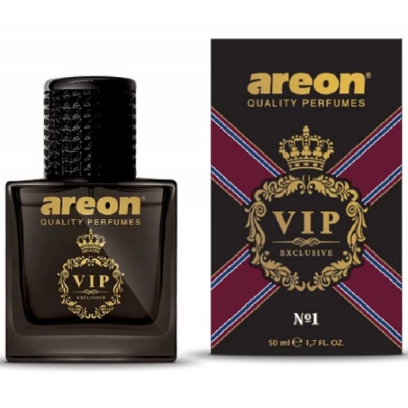 Ароматизатор VIP спрей №1 скло 50 мл Чорний дизайн Areon