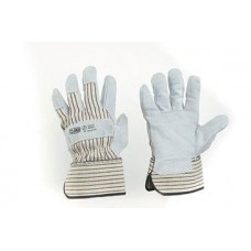 Перчатки комбинированные замшевые р10,5 (цельная ладонь) СИЛА