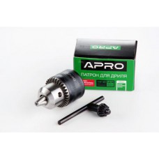 Патрон для дрилі з ключем 1/2-20, 1,5-13мм APRO