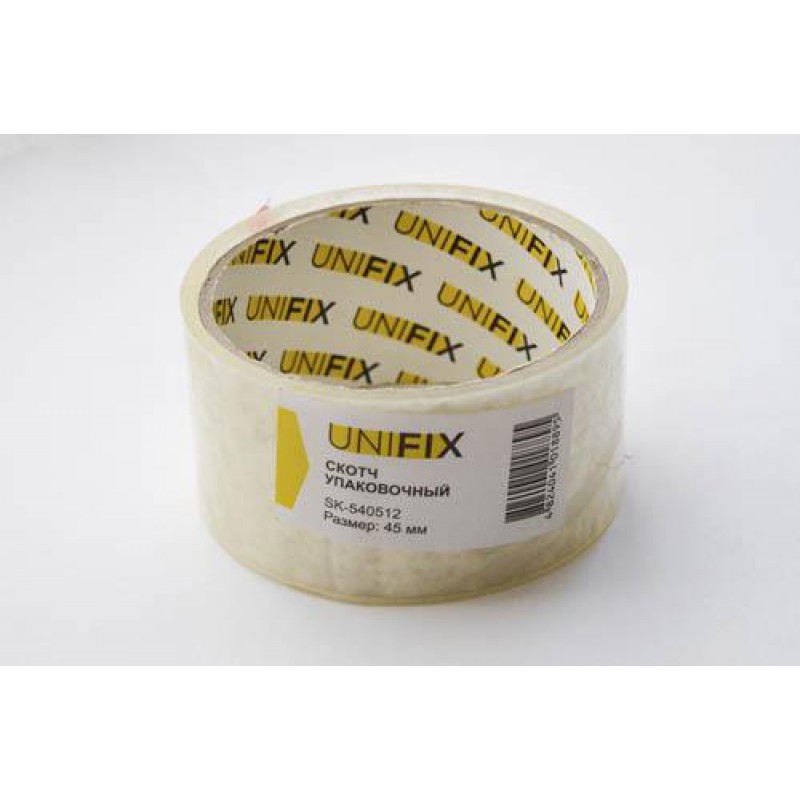 Лента клейкая упаковочная 38мкм 45мм SK-540512 50 UNIFIX