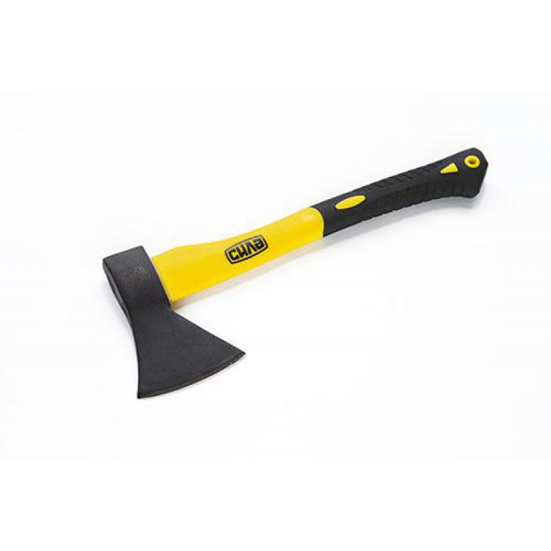 Топор с фиберглассовой рукояткой (1200гр) СИЛА