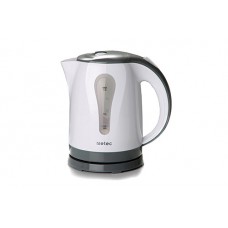 Электрочайник EK-02PWG 1.8л, 1850-2200Вт, корпус пластик, бело-серый Metec