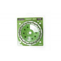 Чаша алмазна шліфувальна 180мм 16-18% Сегмент дворядний APRO