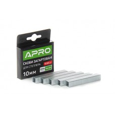 Скобы закаленные 10х11.3х0.7мм 1000шт APRO