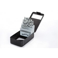 Набір свердел до металу Р6М5 метал бокс 1,0-13,0мм 25шт APRO