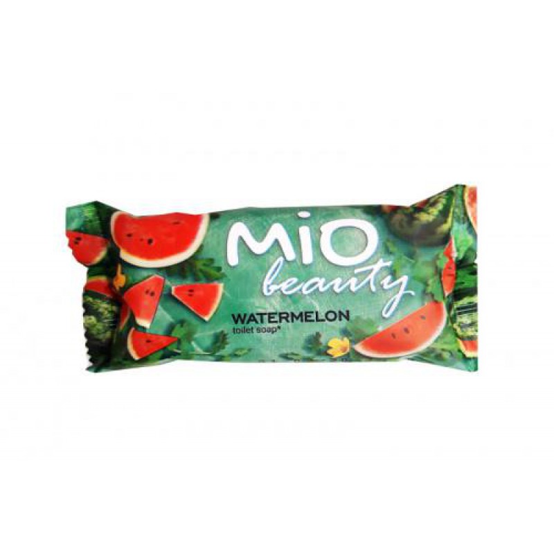 Мыло туалетное твёрдое детское Mio Beauty с ароматом арбуза (125г)