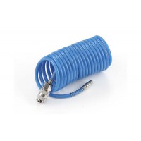 Шланг спіральний поліуретановий з швидкоз'ємними з'єднаннями 5,5*8мм, 20м APRO