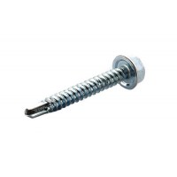 Саморіз із шестигранною головкою 6,3*38 DIN 7504K зі свердлом по металу (пач 25шт) APRO