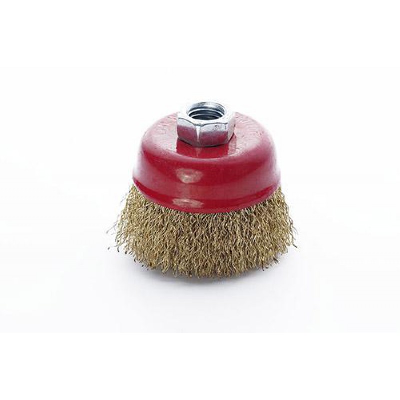 Щётка чаша латуневая проволока 65мм (УШМ) APRO