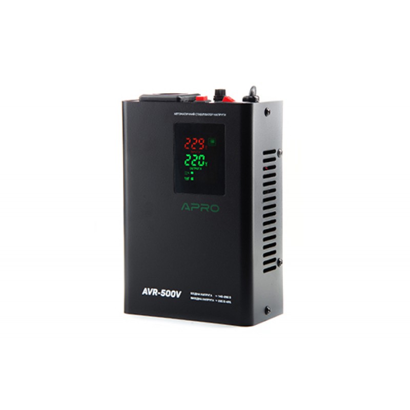 Стабілізатор напруги релейний AVR-500V, 400Вт APRO