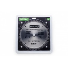 Диск пиловий до дерева 230х22,2х60T APRO