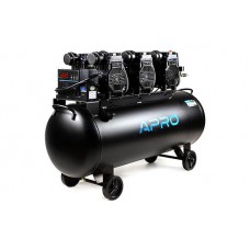 Компрессор шестицилиндровый безмасляный OFE-100 8Бар 3х1.5кВт 712л/мин 100л (2 крана) APRO