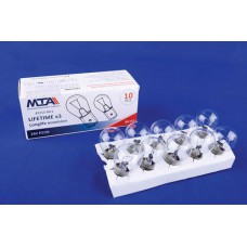 Лампа автомобільна 24V 21W Ba15s P21W (вказівники повороту перед, зад, стоп-сигнали, габарити, ліхтарі заднього ходу, задні протитуманні ліхтарі) (10шт) MTA