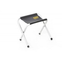 Стілець розкладний без спинки (алюмінієвий каркас Ø22мм) 40*35*45см СИЛА