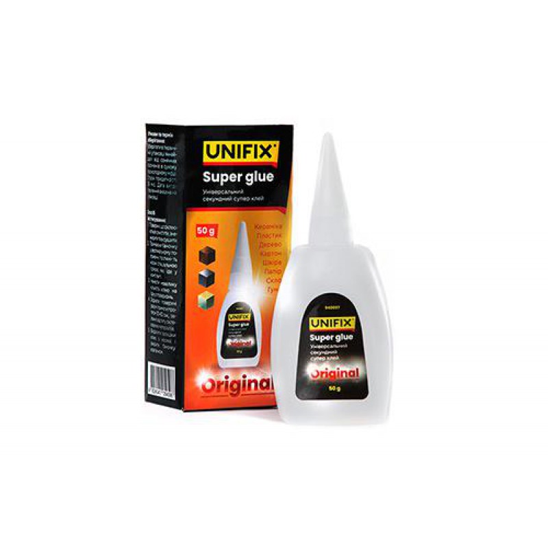 Супер клей 50г UNIFIX