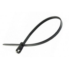 Стяжка кабельная с креплением 5x200 черная (пач 100шт) APRO