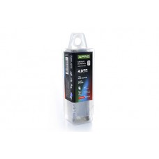 Свердло по металу кобальтове HSS-Co/M35 Ø4.0мм (тубус, кратно 10шт) PRO APRO