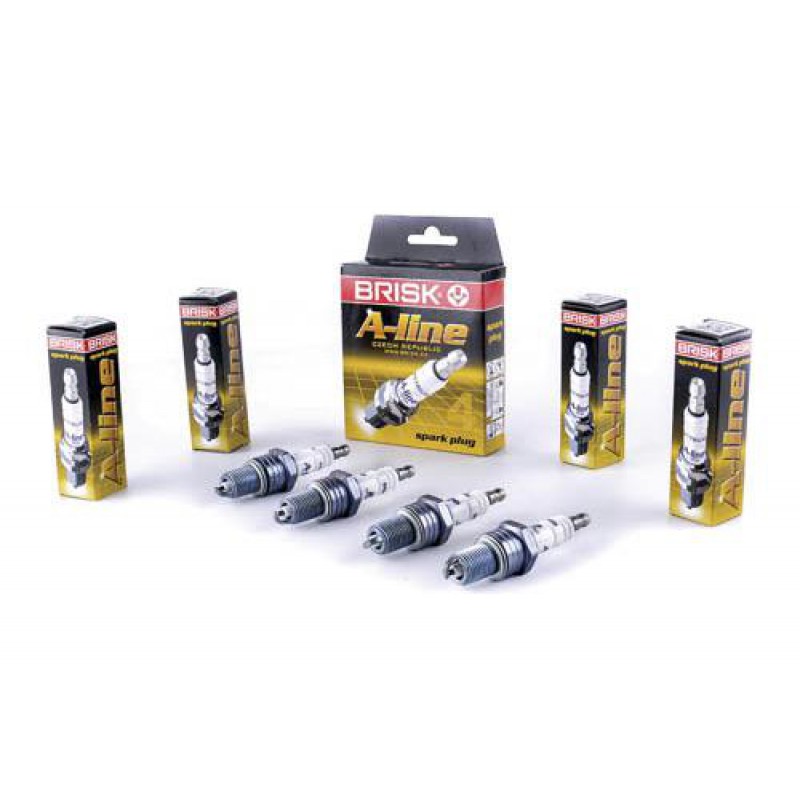 Свечи зажигания ВАЗ 2108, 2109, 21099, 2110, 2111, 2112, 2113, 2114, 2115, 1117, 1118, 1119 "Калина" , Daewoo Lanos, Sens (A-Line 2; двиг. 8 клап.) BRISK