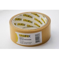 Лента клейкая двухсторонняя на полипропиленовой основе 38мм*10м UNIFIX