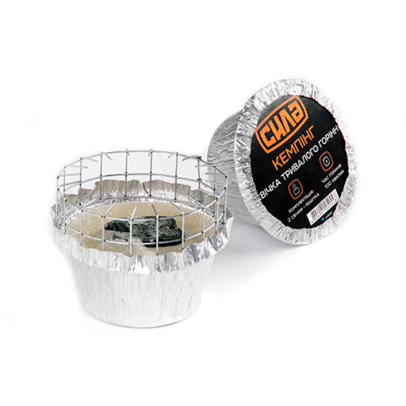 Свеча длительного горения (комплект, кратно 2 шт) СИЛА