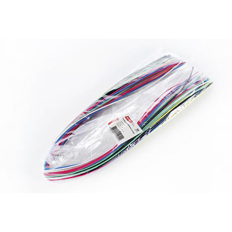 Термоусаживаемая трубка 3мм набор 6 цветов (пак. 1м*30шт) APRO