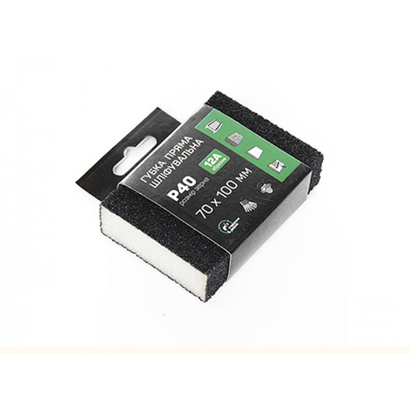 Губка шлифовальная четырехсторонняя прямая P400 APRO