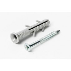 Дюбель-цвях швидкого монтажу 8*100 потай (пач 50шт) поліетиленовий APRO