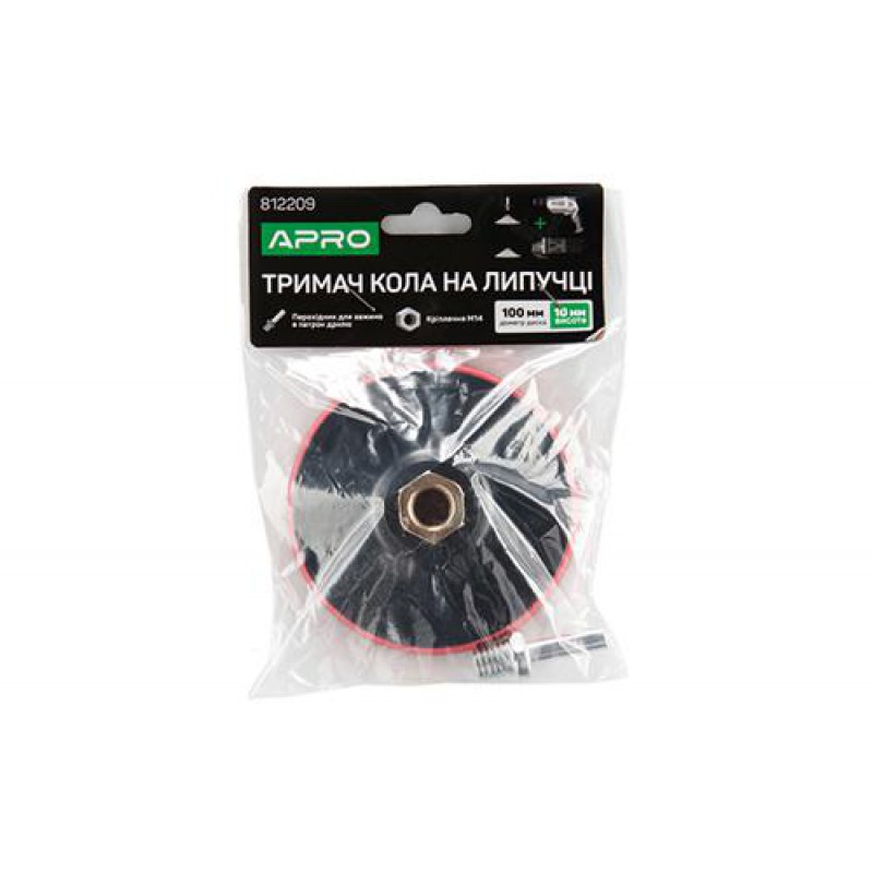 Держатель круга на липучке 100*10мм APRO
