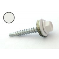 Саморіз покрівельний 4,8*35 DIN 7504K RAL 9003 до дерева (ящ. 1600шт) (колір - білий) APRO