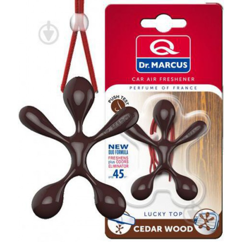 Ароматизатор LUCKY TOP кедрове дерево (Cedar Wood) (підвіс)
